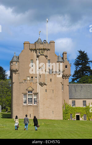 Crathes Castle, dans l'Aberdeenshire, Ecosse, Royaume-Uni, Europe Banque D'Images