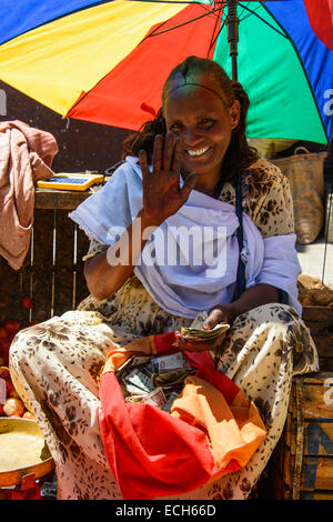 Keyh Sur Marché intérieur de l'Adi Keyh, Erythrée, Afrique Photo Stock - Alamy