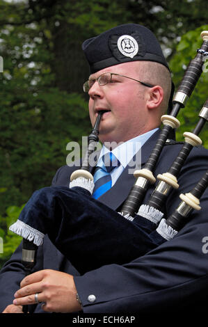 La Fanfare de Grampian au château de Balmoral, Aberdeenshire, Ecosse, Royaume-Uni, Europe Banque D'Images