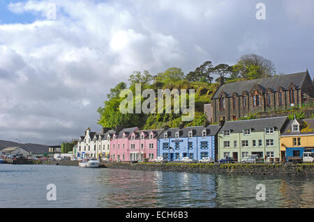 L'île de Skye, Portree, région des Highlands, Ecosse, Royaume-Uni, Europe Banque D'Images