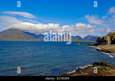 Cuillin Hills depuis Elgol, île de Skye, l'ouest des Highlands, Ecosse, Royaume-Uni, Europe Banque D'Images