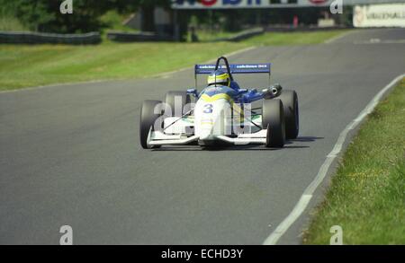 Cristiano da Matta championnat britannique de Formule 3 jour d'essai 1995, 23 juin 1995 Oulton Park. Banque D'Images