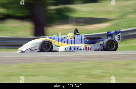 Cristiano da Matta championnat britannique de Formule 3 jour d'essai 1995, 23 juin 1995 Oulton Park. Banque D'Images