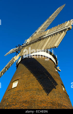 Thaxted John Webb, le moulin de Thaxted, Essex, Angleterre. Déc 2014 Banque D'Images