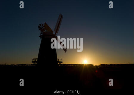 Thaxted John Webb, le moulin de Thaxted, Essex, Angleterre. Déc 2014 Banque D'Images