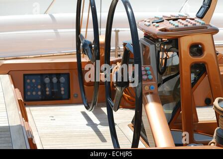 Wally, yacht, Yacht Super Cup navigation Banque D'Images