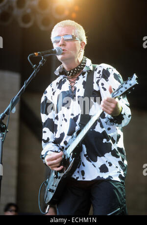 Les damnés UK groupe de rock avec le capitaine Sage en 2002. Photo Jeffrey Mayer Banque D'Images