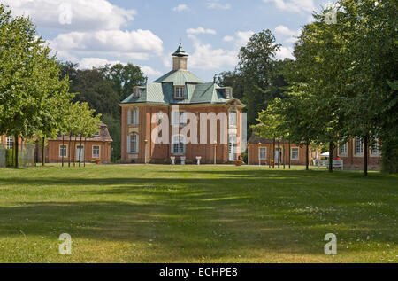 Europa, Deutschland, Niedersachsen, Soegel Clemenswerth, Zentalpavillon, Jagdschloss Banque D'Images