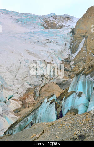 (Îles) Eyjafjallajökull Eyjafjallajokull Glacier Montagne au printemps Banque D'Images