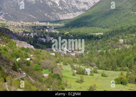 France, Hautes-Alpes, Briançon, vallée de la Claree, Nevache Banque D'Images