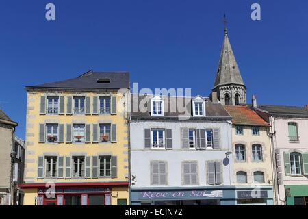 France, Creuse, Gueret, Sabots street Banque D'Images