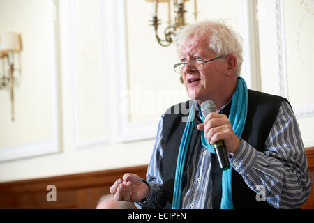 Rick Stroud à l'Oldie Déjeuner littéraire 09-12-14 Banque D'Images