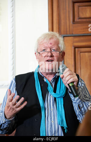 Rick Stroud à l'Oldie Déjeuner littéraire 09-12-14 Banque D'Images