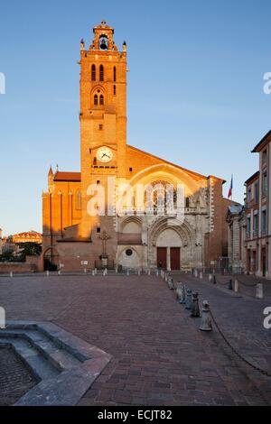 France, Haute Garonne, Toulouse, cathédrale Saint Etienne Banque D'Images