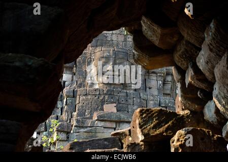 Cambodge, province de Preah Vihear, temple de Preah Khan de Kompong Svay ou Prasat Bakan, liste au Patrimoine Mondial par l'UNESCO, 11e siècle, construit par Suryavarman II et rénové par Jayavarman VII Banque D'Images