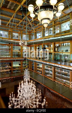 France, Moselle, Saint Louis les Bitche, la Cristallerie Saint Louis (Saint Louis) musée du fabricant de verre de cristal Banque D'Images