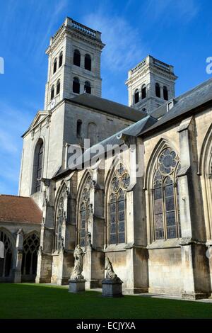 France, Meuse, Verdun, district de Ville Haute (Ville Haute), la cathédrale du 10e siècle Banque D'Images