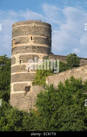 France, Maine et Loire, Angers, le château des ducs d'Anjou Banque D'Images