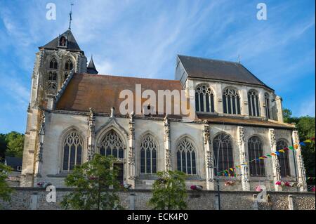 La France, l'Eure, Beaumont le Roger, l'église de Saint Nicolas Banque D'Images