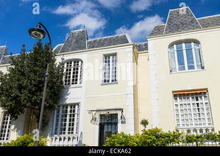 France, Paris, quartier Maison-Blanche, Dr Leray street Banque D'Images