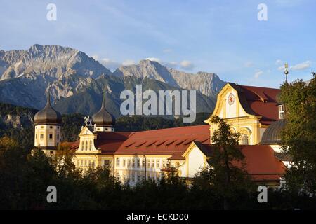 Autriche, Tyrol, vallée de l'abbaye de Stams, citercian Banque D'Images