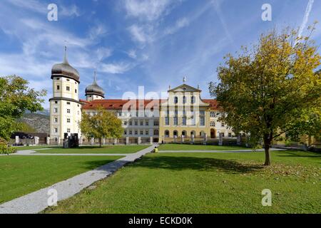 Autriche, Tyrol, vallée de l'abbaye de Stams, citercian Banque D'Images