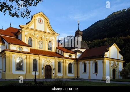 Autriche, Tyrol, vallée de l'abbaye de Stams, citercian Banque D'Images