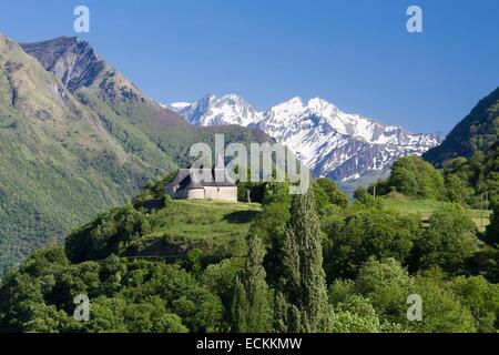 France, Hautes Pyrenees, Saint Savin, Pietat chapelle Banque D'Images
