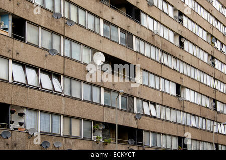 Scholey House, sur la succession, Winstanley adjacent à Clapham Junction station, et géré par le Conseil de Wandsworth Banque D'Images