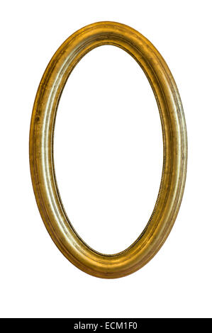 Golden Circle frame miroir Banque D'Images