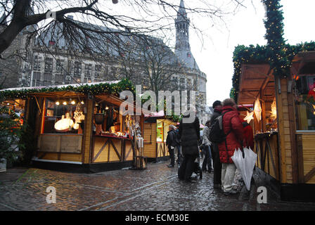 Foire de Noël traditionnel, Aachen Allemagne Banque D'Images