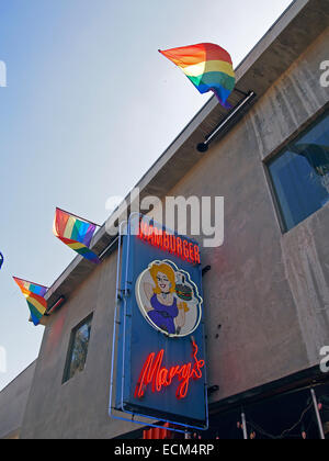 Hamburger Mary's, West Hollywood, Los Angeles, Californie Banque D'Images