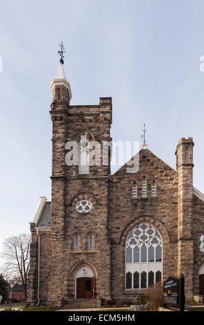 L'église St Andrew de centre-ville de Brampton, Ontario, Canada. Banque D'Images