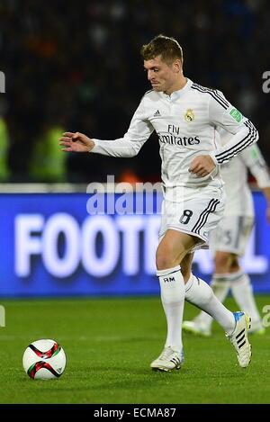 Marrakech, Maroc. Dec 16, 2014. Milieu de terrain du Real Madrid Toni Kroos pendant le match entre Cruz Azul FC vs Real Madrid CF au stade de Marrakech. Credit : Marcio Machado/ZUMA/Alamy Fil Live News Banque D'Images