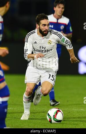 Marrakech, Maroc. Dec 16, 2014. Le défenseur du Real Madrid, DANIEL CARVAJAL pendant le match entre Cruz Azul FC vs Real Madrid CF au stade de Marrakech. Credit : Marcio Machado/ZUMA/Alamy Fil Live News Banque D'Images