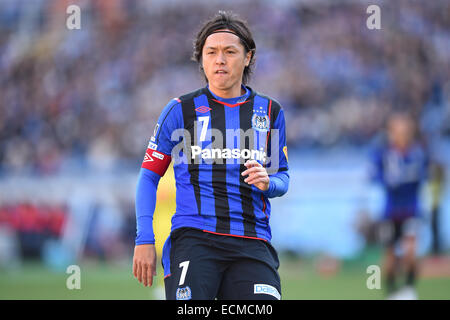 Kanagawa, Japon. 13 Décembre, 2014. Yasuhito Endo (Gamba) Football/soccer : 94e Coupe de l'empereur match final entre Gamba Osaka 3-1 Montedio Yamagata chez Nissan Stadium à Kanagawa, Japon . © AFLO/Alamy Live News Banque D'Images