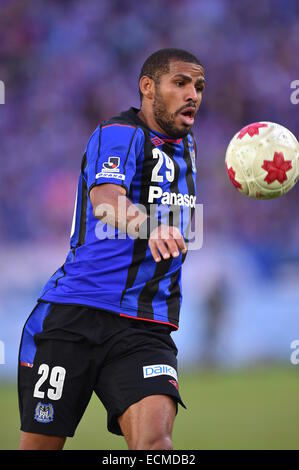 Kanagawa, Japon. 13 Décembre, 2014. ｪ Patric (Gamba) Football/soccer : 94e Coupe de l'empereur match final entre Gamba Osaka 3-1 Montedio Yamagata chez Nissan Stadium à Kanagawa, Japon . © AFLO/Alamy Live News Banque D'Images