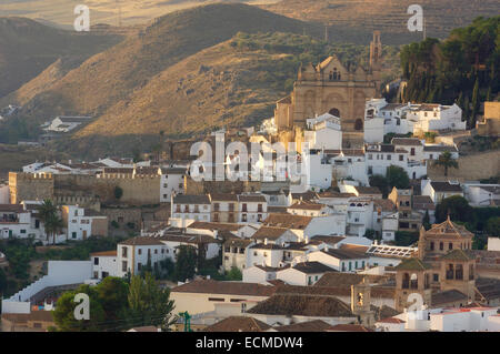 Collégiale Saint Mary's, 16e siècle, Antequera, la province de Malaga, Andalousie, Espagne, Europe Banque D'Images