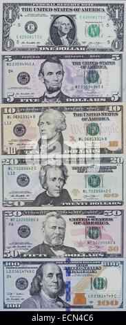 American dollar bills Banque D'Images