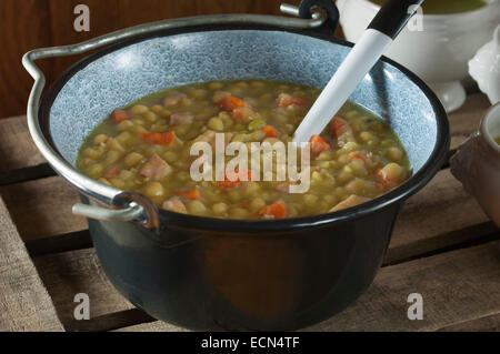 Soupe aux pois scandinaves Banque D'Images