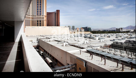 Bâtiments industriels et d'hôtels, Las Vegas, Nevada Banque D'Images