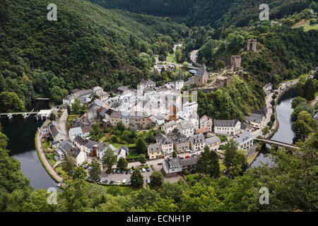 Esch-sur-Sûre, Luxembourg Banque D'Images