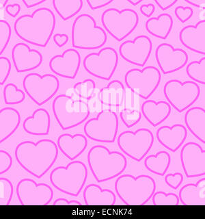 Valentines Day hearts avec fond transparent Banque D'Images