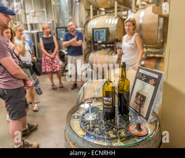 Visite de vignobles. Boulder Creek Winery. colorado usa. Banque D'Images