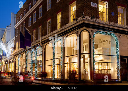 Le Magasin Asprey à New Bond Street, Londres, Angleterre Banque D'Images