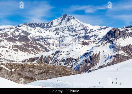 La montagne au printemps. Banque D'Images