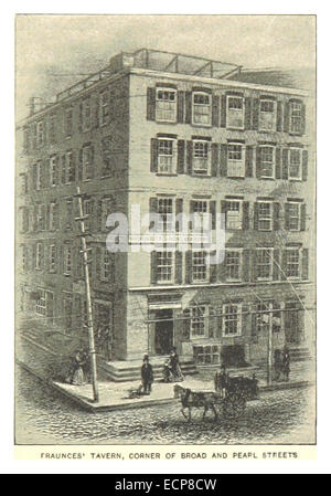 (King1893NYC) pg029 FRAUNCES TAVERN, angle des rues larges et PEARL Banque D'Images