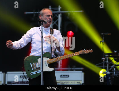 Statu quo La manchette sur scène encore Zippo jour 2 Download Festival de Donnington Park à comprend : Francis Rossi Où : Château de Donnington, Royaume-Uni Quand : 15 Juin 2014 Banque D'Images