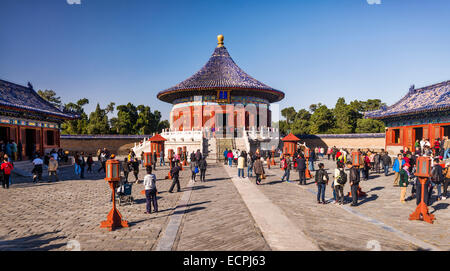 Le Temple du Ciel, voûte céleste impériale à Beijing, China 2014 Banque D'Images