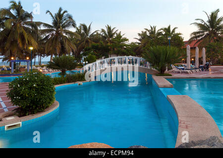 La Palm Beach Hotel, Labadi, Accra, Ghana, Afrique Banque D'Images